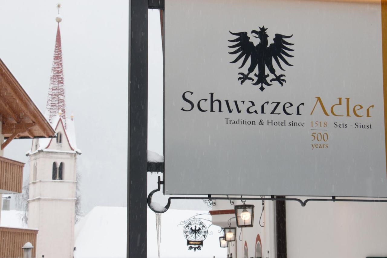 Hotel Schwarzer Adler Seis am Schlern Exterior foto